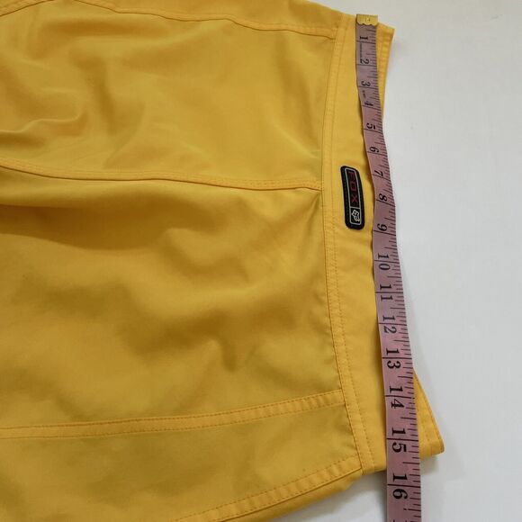 Fox Racing Swim Trunks Mens 34 Yellow Board Shorts Hybrid‎ Cargo Retro Skater - Picture 8 of 11